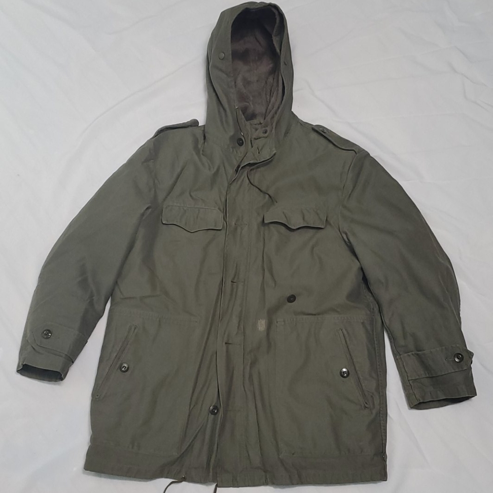 Vintage Military Parka with Removable Liner